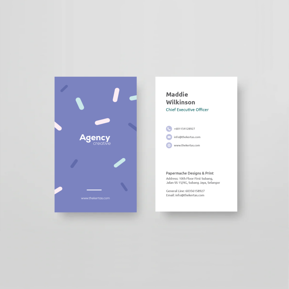 BC - P - 001 Business Card Template BC-010
